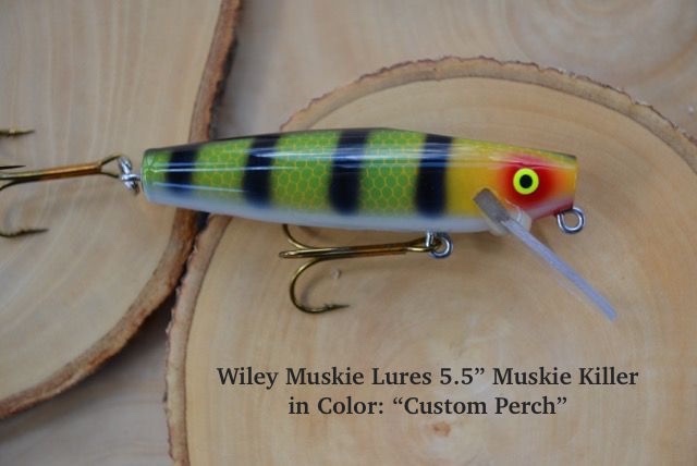 Lot #29 Wiley Muskie Lures 5.5 Muskie Killer in: Custom Perch
